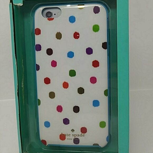 Kate Spade iPhone 6+ Ikat Dots Case (G) - Picture 1 of 7